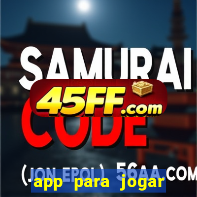 app para jogar jogo do bicho